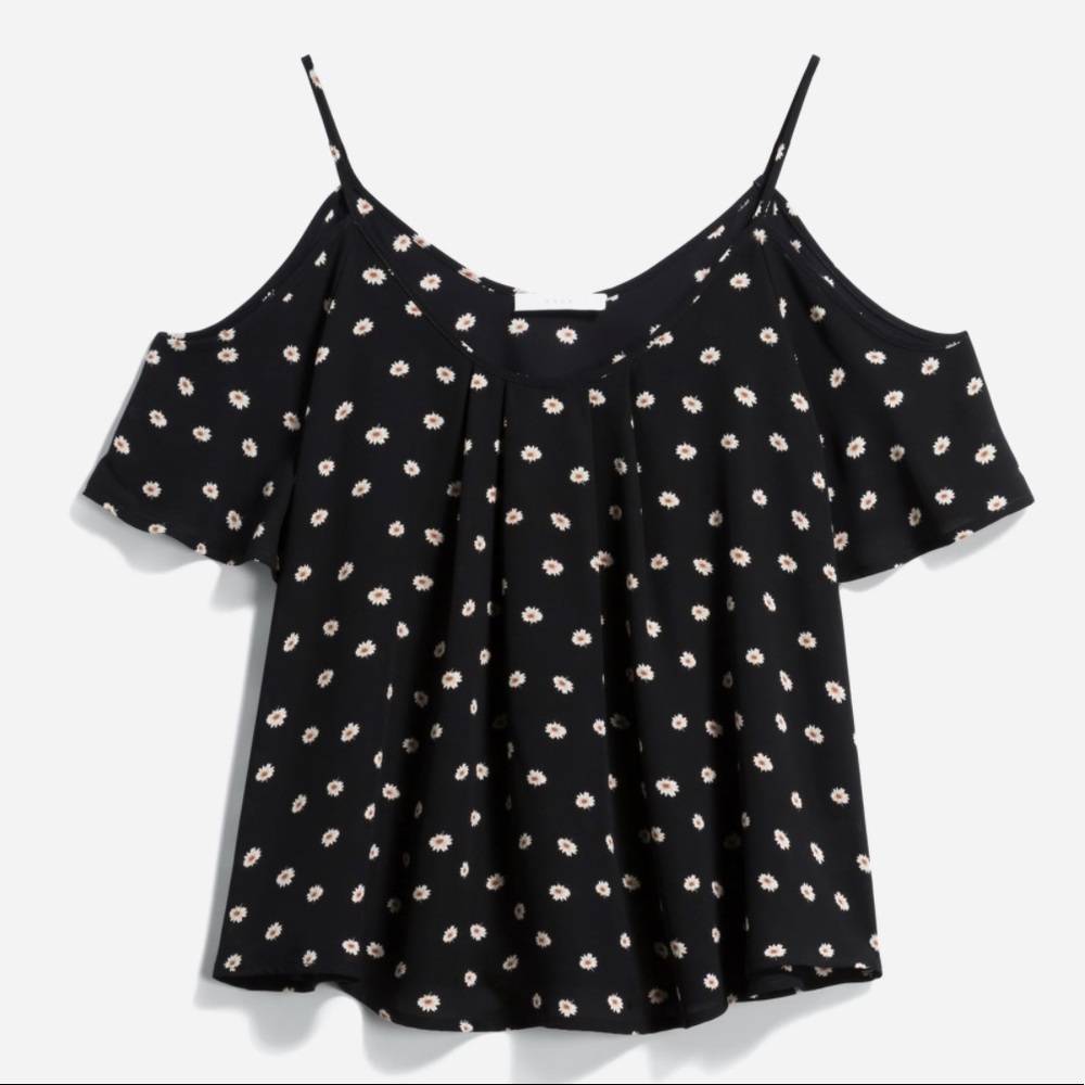 Lush Markey Cold Shoulder Blouse
